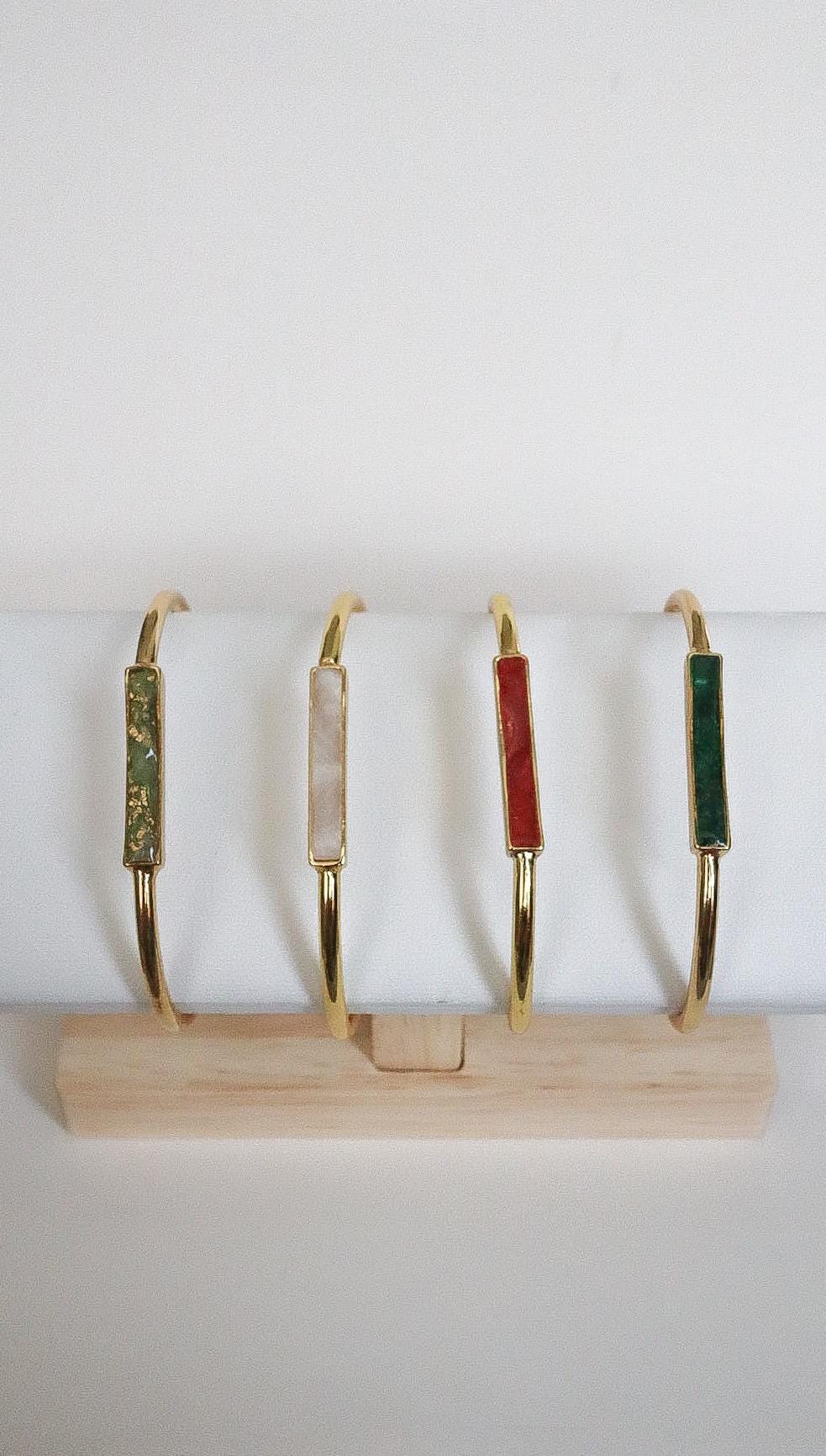 Understated Green Bangle