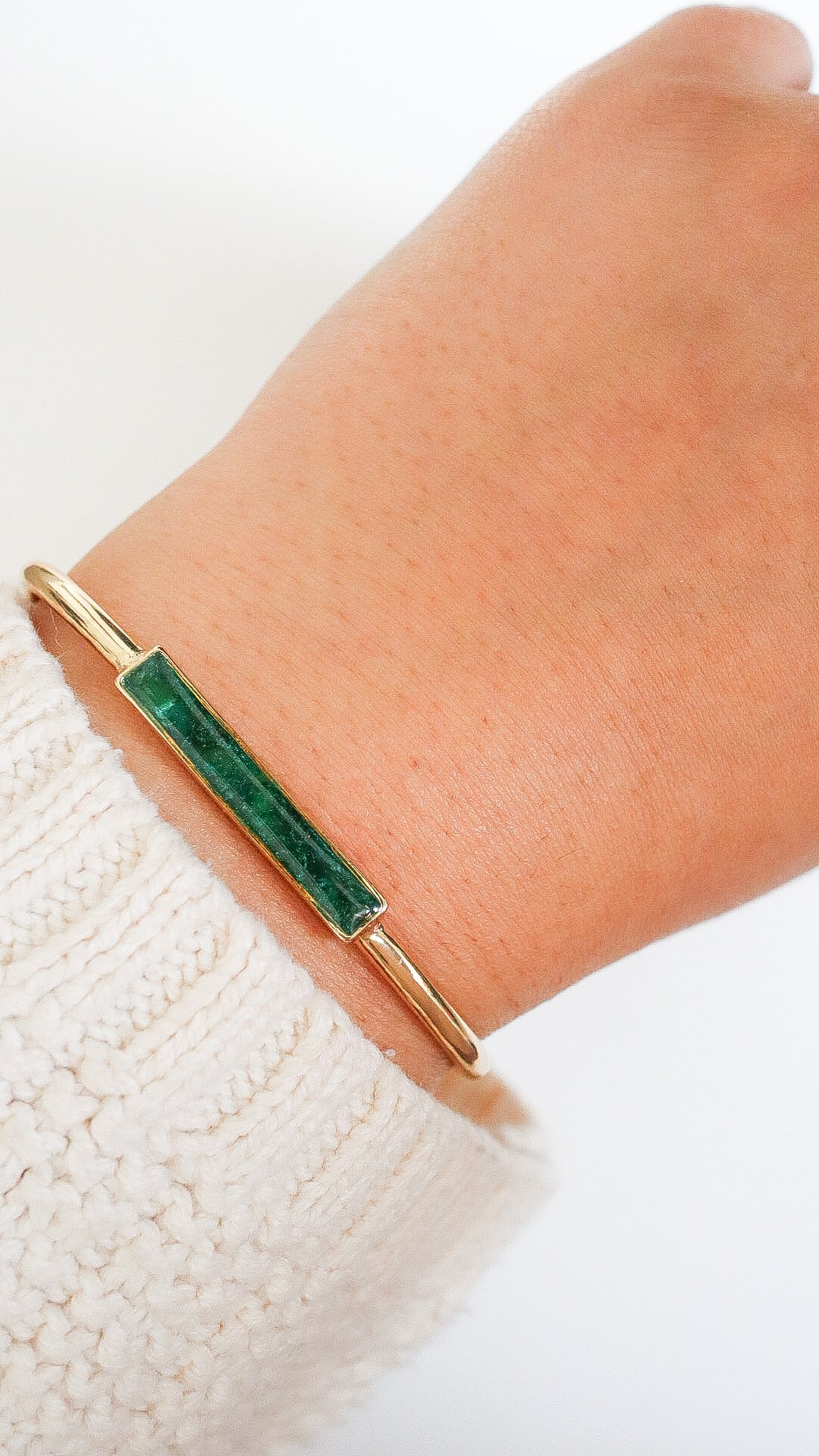 Understated Green Bangle