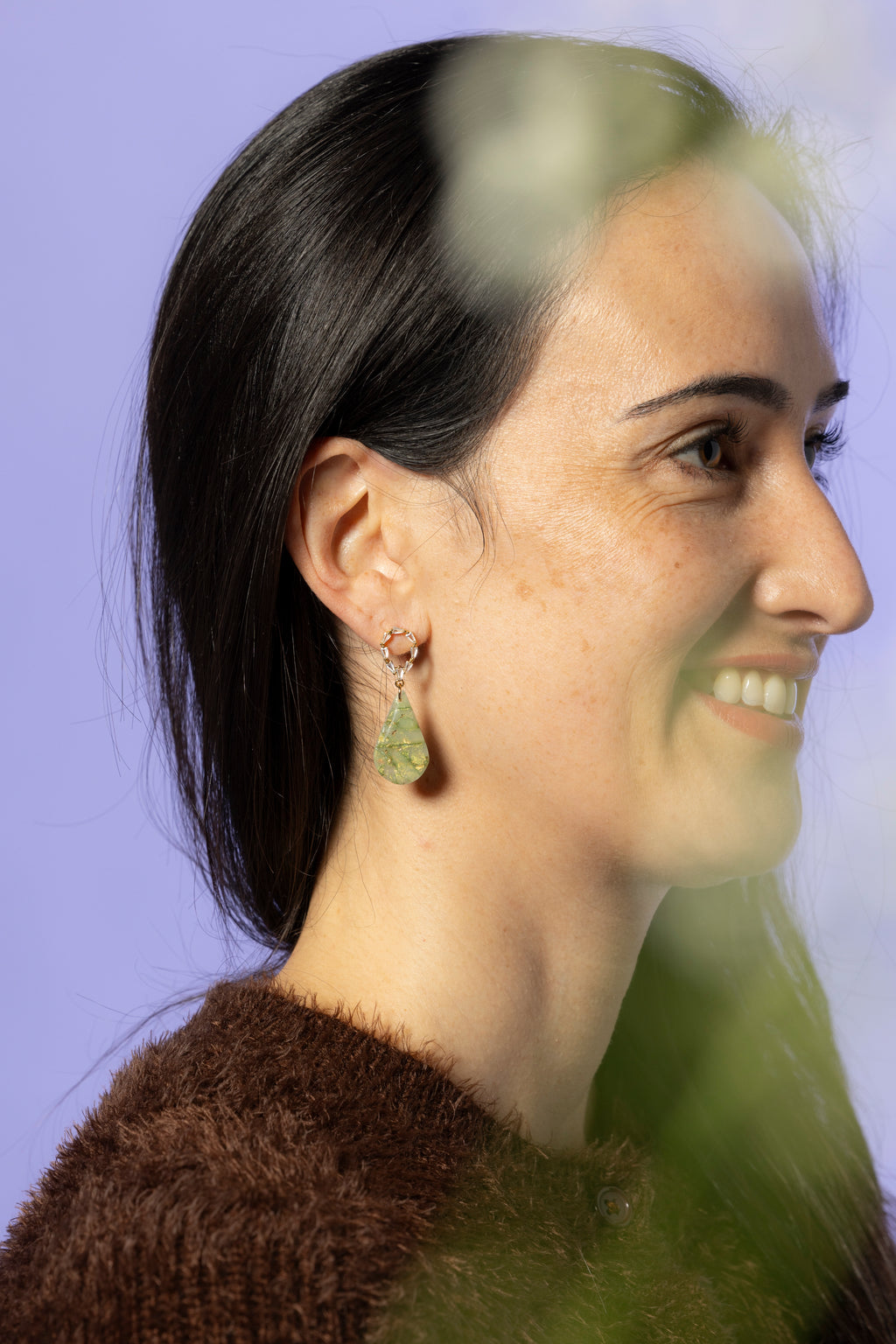 Sage & Gold Earrings