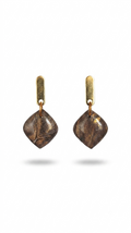 Brown Pearl Earrings