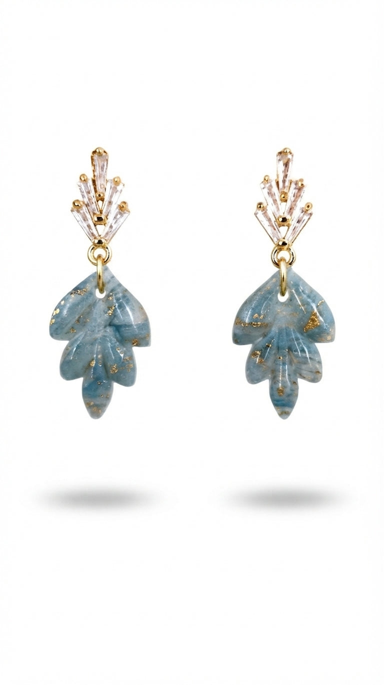 Blue Small Leaf Drops