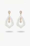 Pearl White Elegant Earrings