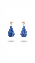 Blue & Gold Earrings