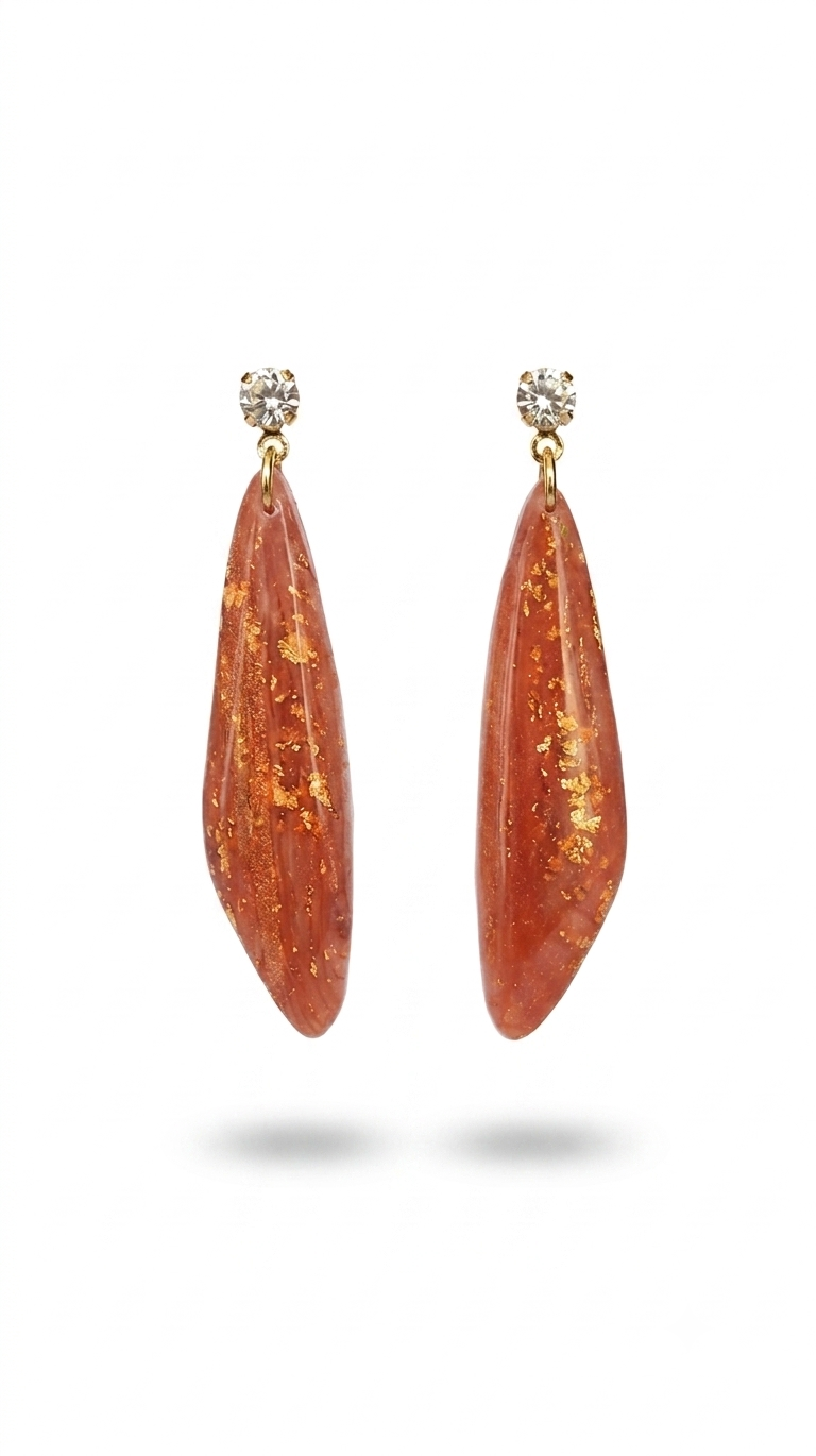 Caramel Swirl Earrings