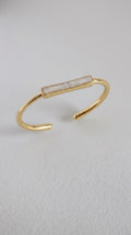 Understated White Bangle
