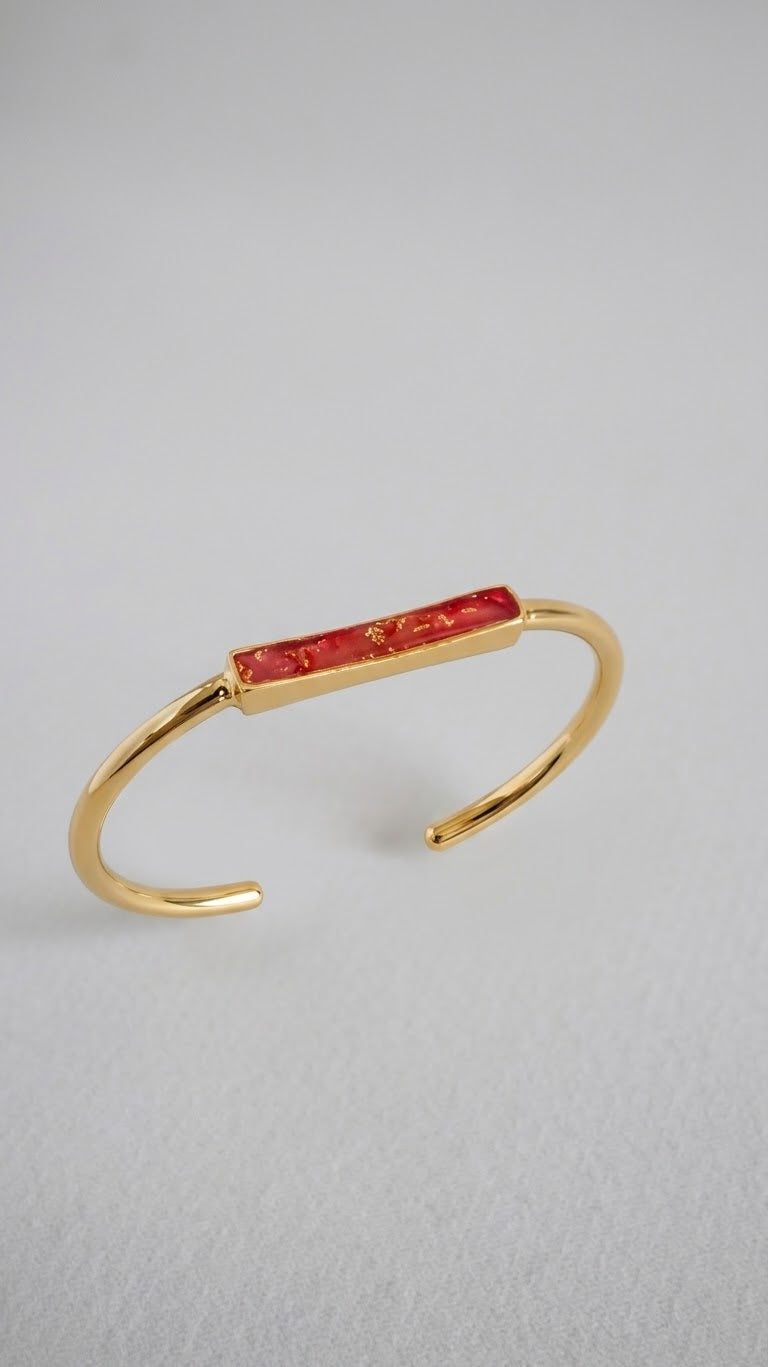 Limited Edition Understated Red-Pink Bangle