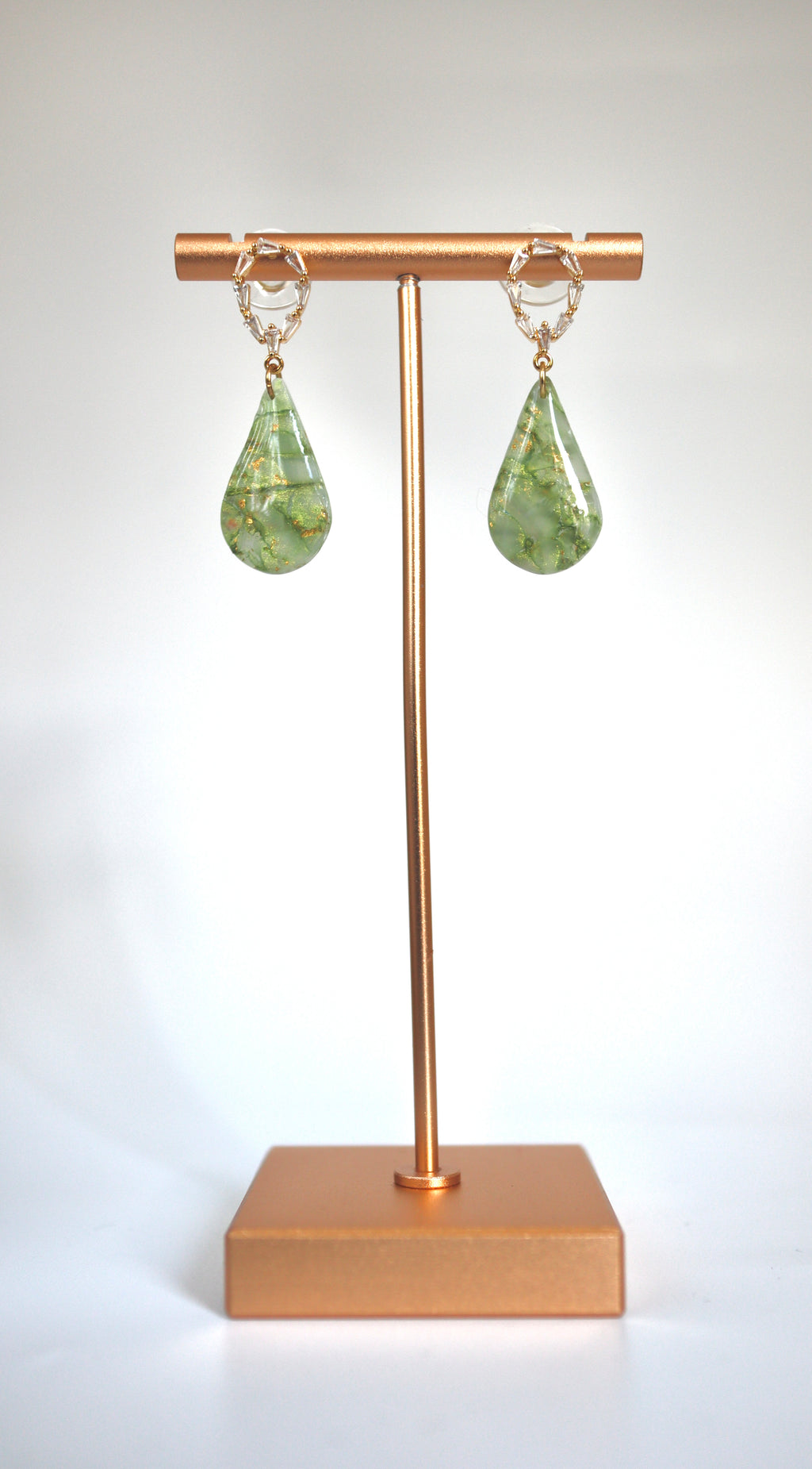 Sage & Gold Earrings